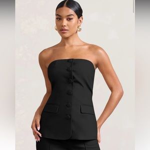 Club L London Button down Corset Top